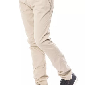 Verri Beige Cotton Men Chino Pant