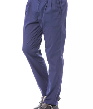 Verri Blue Cotton Men's Chino Pants
