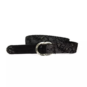 BYBLOS Black Wool Women Belt