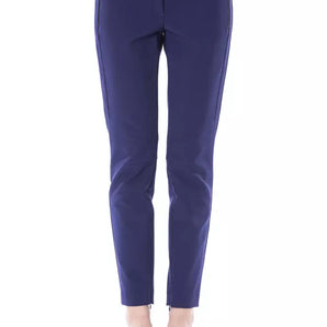 BYBLOS Blue Polyester Jeans &amp; Pant