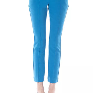 BYBLOS Light Blue Polyester Jeans &amp; Pant