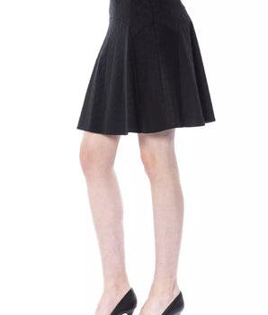 BYBLOS Black Polyester Women Skirt
