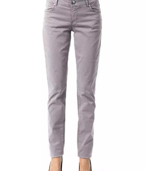 BYBLOS Gray Cotton Women Jeans BYBLOS 