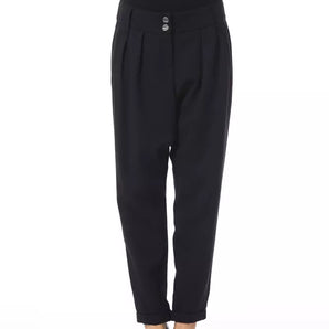 BYBLOS Black Polyester Women Pant