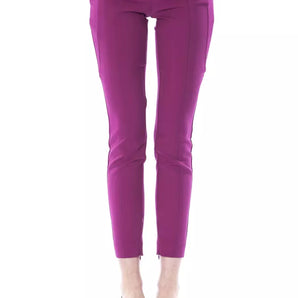 BYBLOS Purple Polyester Women Pants