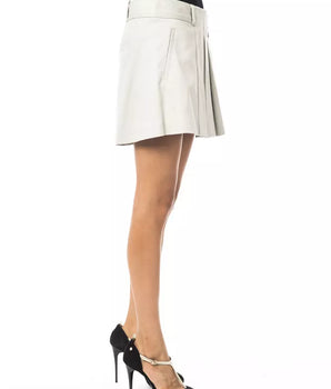 BYBLOS Gray Cotton Women Skirt