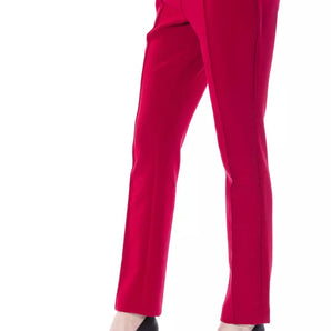 BYBLOS Fuchsia Polyester Women Pant