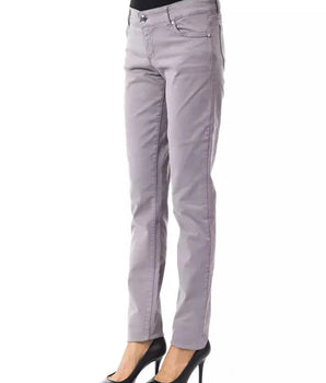 BYBLOS Gray Cotton Women Jeans BYBLOS 