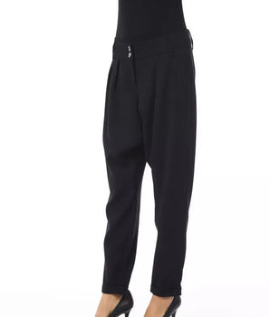 BYBLOS Black Polyester Women Pant BYBLOS 
