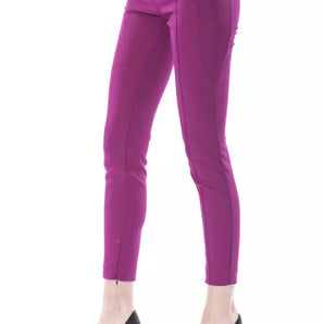 BYBLOS Violet Polyester Jeans &amp; Pant