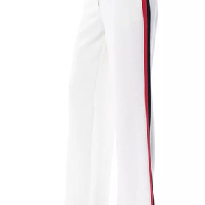 BYBLOS White Polyester Jeans &amp; Pant