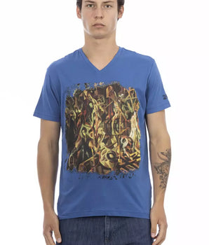 Trussardi Action Blue Cotton Men's T-Shirt