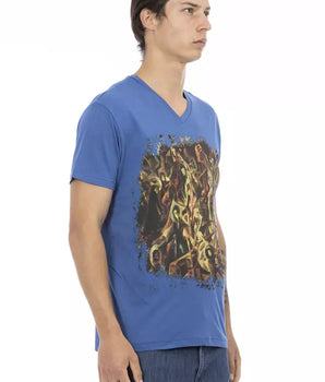 Trussardi Action Blue Cotton Men's T-Shirt