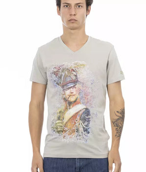 Camiseta Trussardi Action Gris Algodón Hombre
