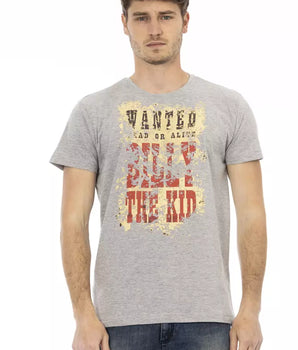 Trussardi Action Gray Cotton Men's T-Shirt