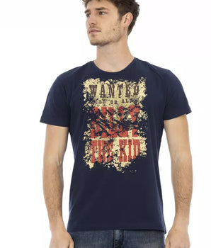 Camiseta Hombre Trussardi Action Algodón Azul