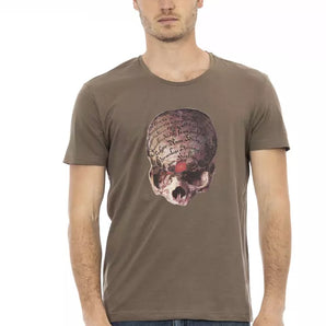 Camiseta Trussardi Action Sleek de manga corta con estampado frontal único