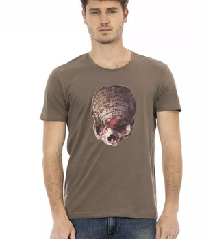 Camiseta Trussardi Action Marrón Algodón Hombre