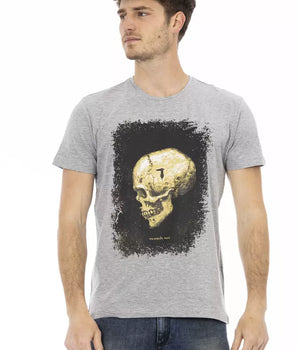 Trussardi Action Gray Cotton Men's T-Shirt