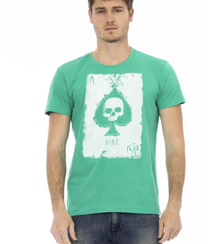 Trussardi Action Green Cotton Men's T-Shirt