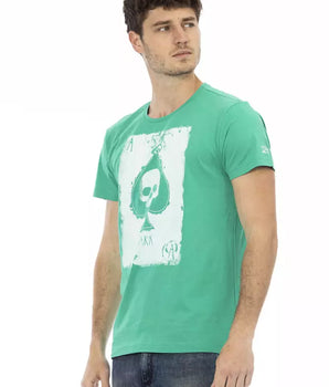 Trussardi Action Green Cotton Men's T-Shirt