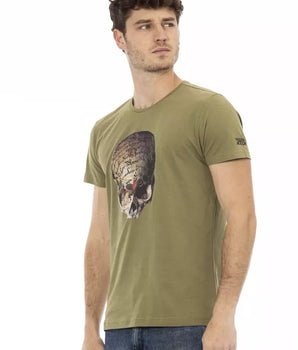 Trussardi Action Green Cotton Men's T-Shirt