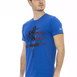 Trussardi Action Blue Cotton Men's T-Shirt