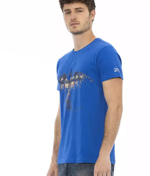 Trussardi Action Blue Cotton Men's T-Shirt