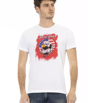Trussardi Action White Cotton Men's T-Shirt
