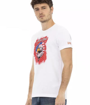 Trussardi Action White Cotton Men's T-Shirt