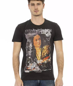 Trussardi Action Black Cotton Men's T-Shirt