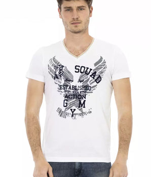 Trussardi Action White Cotton Men's T-Shirt