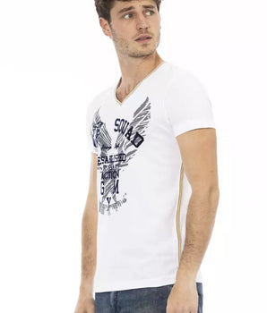 Trussardi Action White Cotton Men's T-Shirt