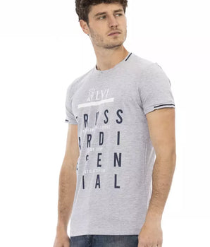 Camiseta Trussardi Action Gris Algodón Hombre
