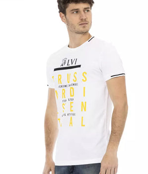 Camiseta Trussardi Action de algodón blanco para hombre