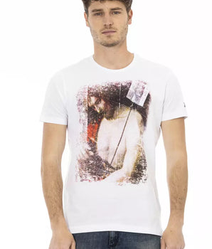 Trussardi Action White Cotton Men's T-Shirt