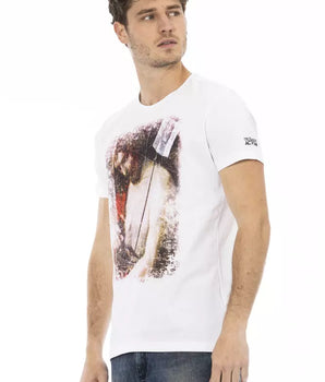 Trussardi Action White Cotton Men's T-Shirt