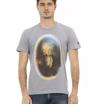 Trussardi Action Gray Cotton Men's T-Shirt
