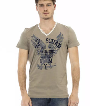 Trussardi Action Green Cotton Men's T-Shirt