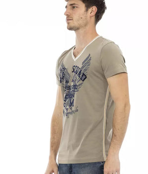 Trussardi Action Green Cotton Men's T-Shirt