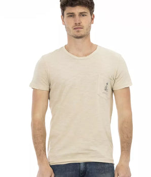 Camiseta Trussardi Action Algodón Beige Hombre