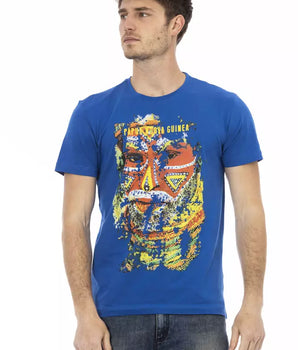 Trussardi Action Blue Cotton Men's T-Shirt