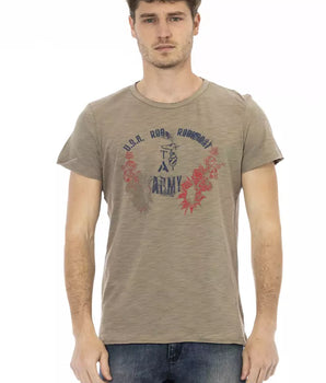 Trussardi Action Green Cotton Men's T-Shirt