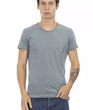 Camiseta Trussardi Action Gris Algodón Hombre