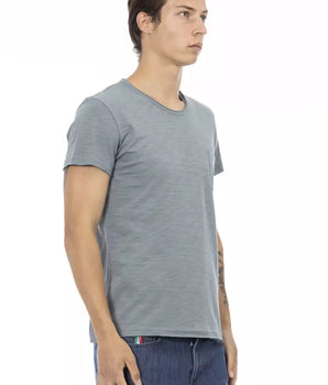 Camiseta Trussardi Action Gris Algodón Hombre