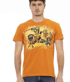Trussardi Action Orange Cotton Men's T-Shirt