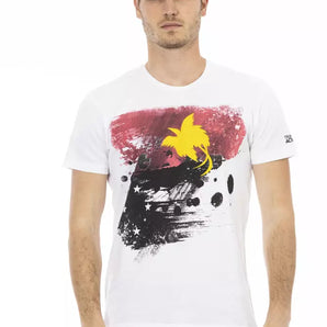 Trussardi Action White Cotton Men's T-Shirt