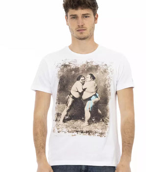 Trussardi Action White Cotton Men's T-Shirt