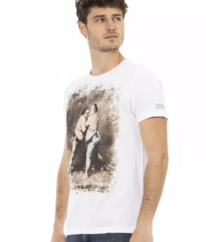 Trussardi Action White Cotton Men's T-Shirt
