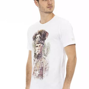 Trussardi Action White Cotton Men T-Shirt